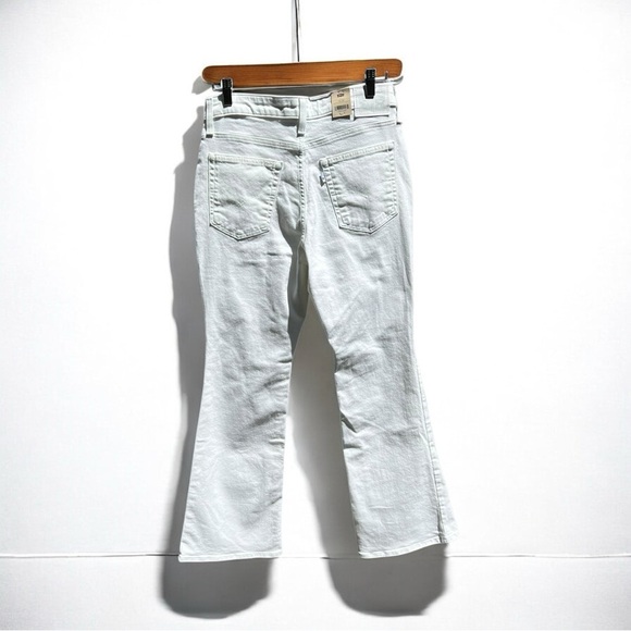 🌻NEW w.tags Levi's White 726 High Rise Flare Jeans Women's Size 30 - Picture 6 of 14